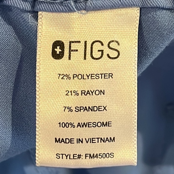 Figs • Pisco / Leon Ceil Blue Scrub Set - S Short - Picture 15 of 16